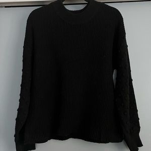 Vince black mock neck sweater